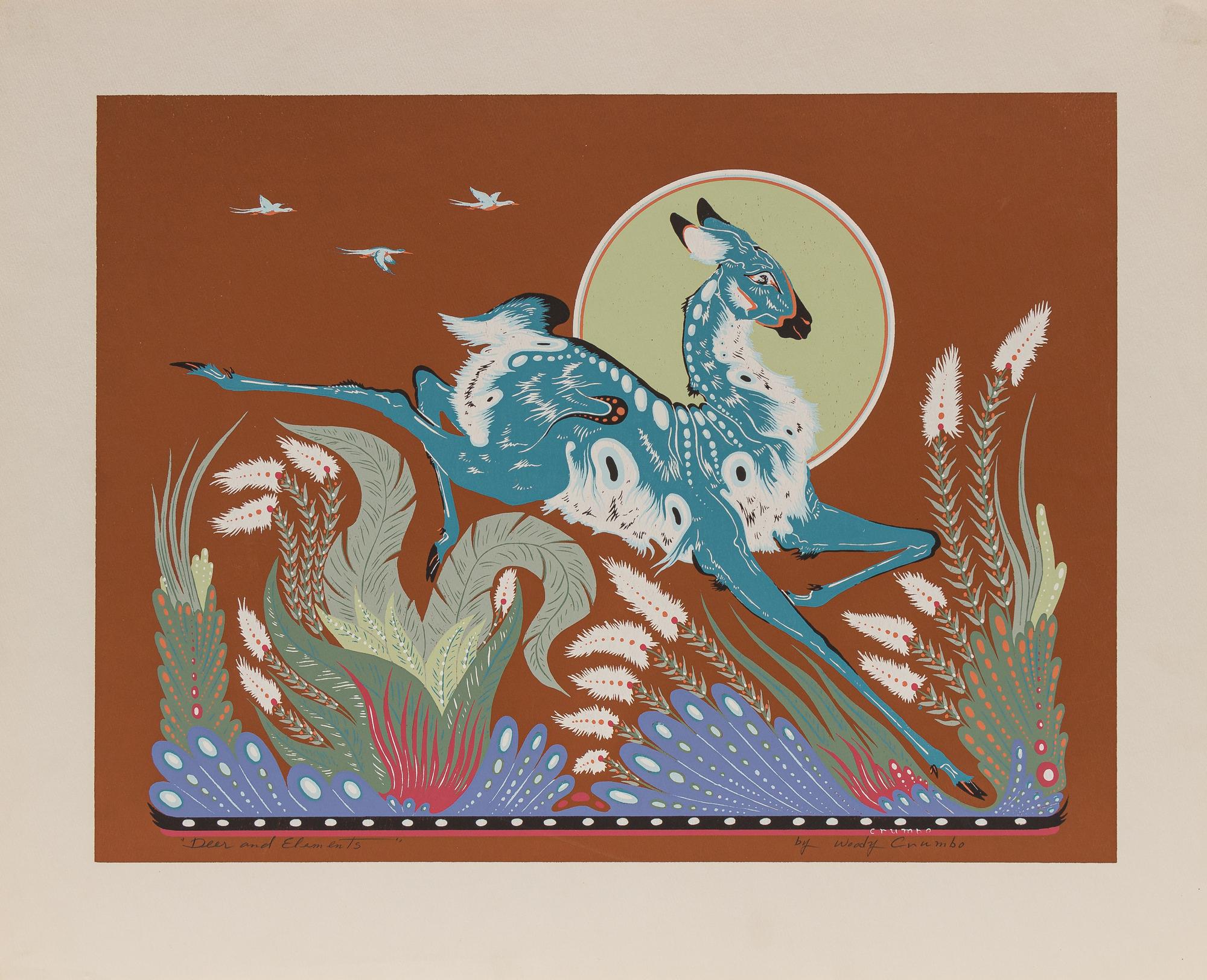 Two Works: Deer and Elements I and Deer and Elements II