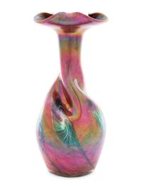 A Loetz Glass Vase, Attributed to Koloman Moser