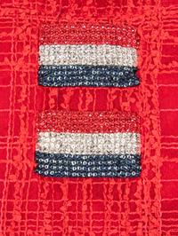 Thom Browne, Sculptural Red Tweed Jacket