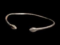 A Roman Silver Snake Bracelet