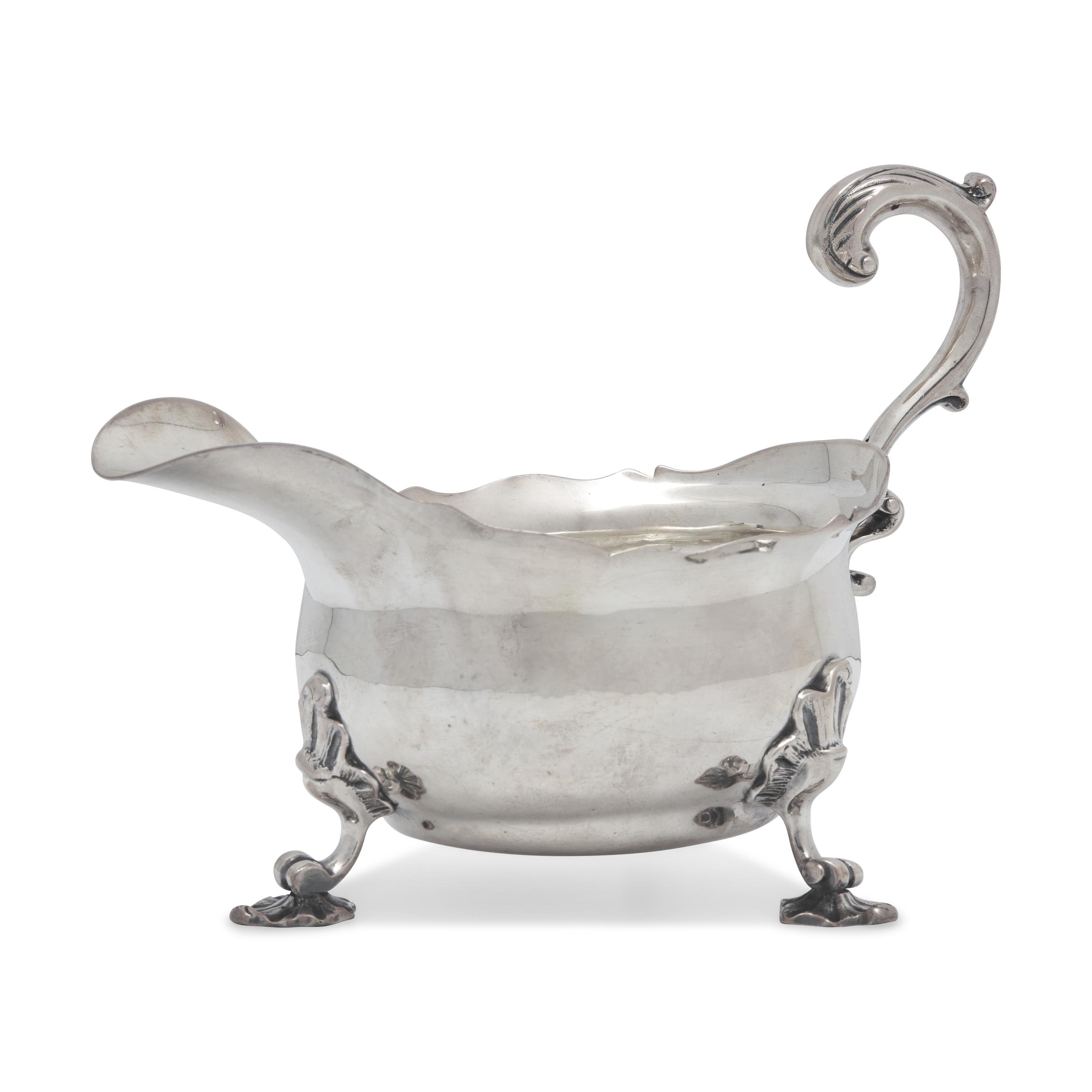 A George II Sterling Silver Sauce Boat