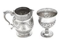 Two Continental Silver Table Articles