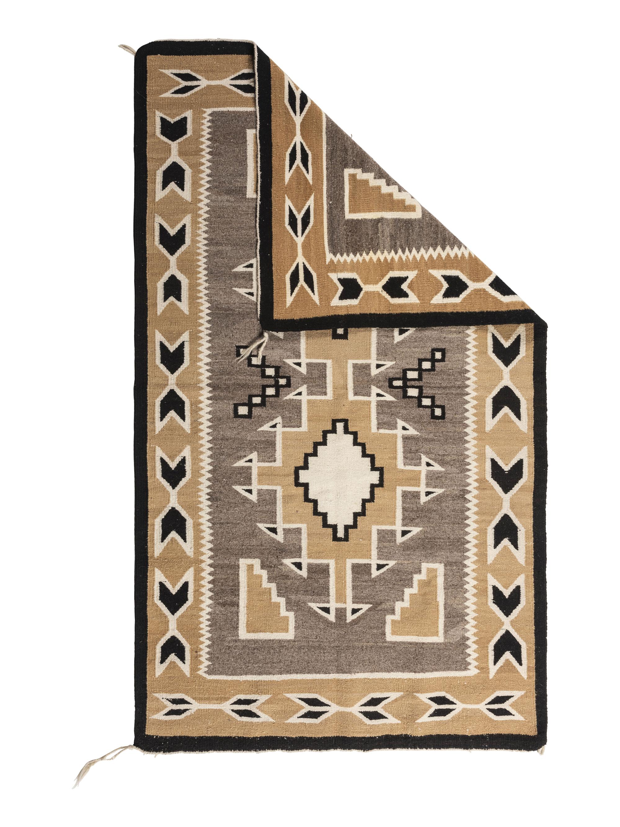 Navajo Two Grey Hills Weaving / Rug