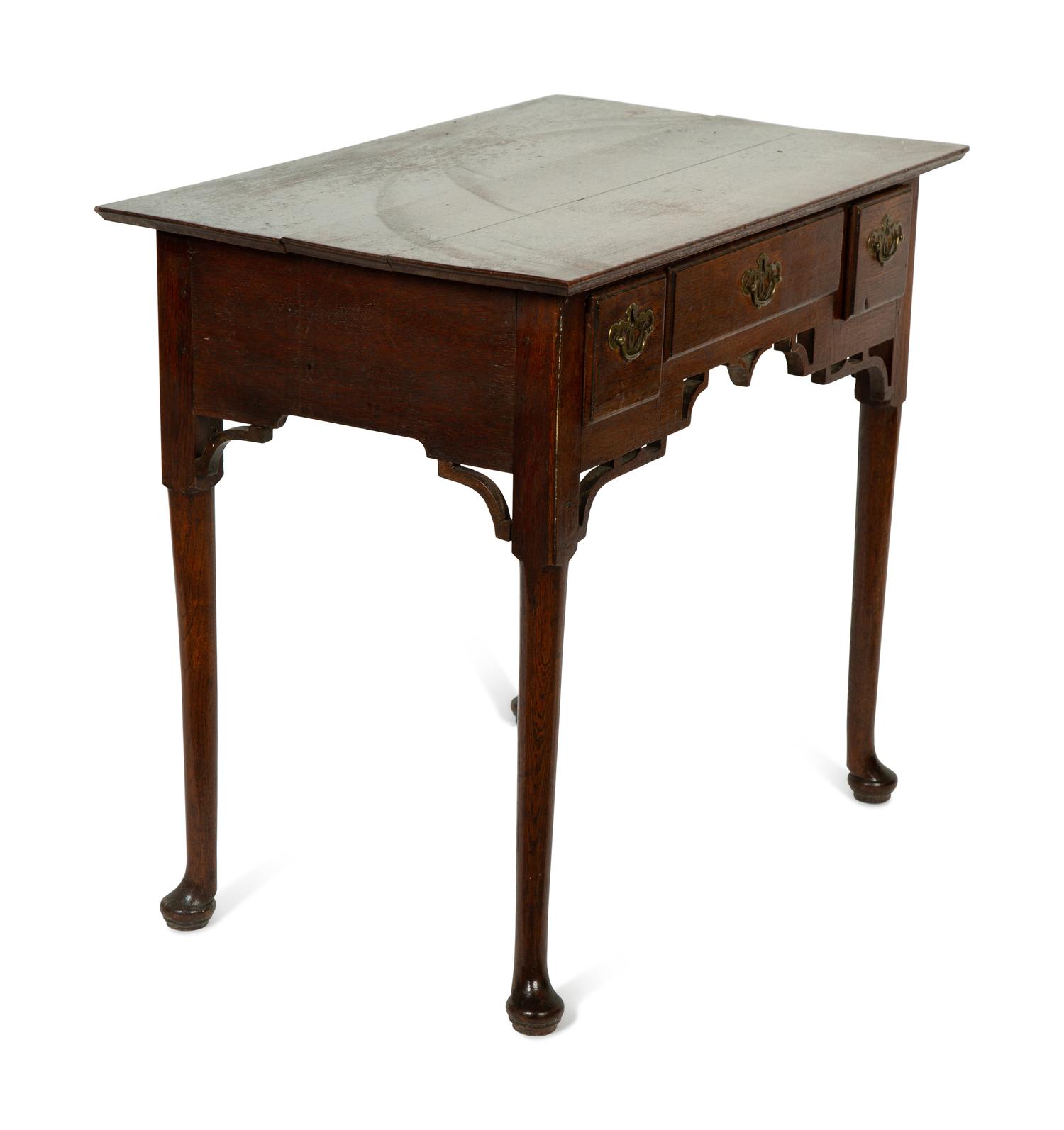A George II Oak Dressing Table