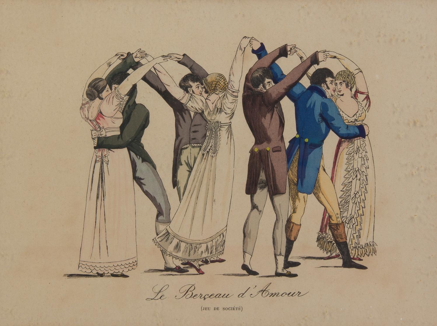 A Group of Four English Hunting Prints, after Henry Thomas Aiken, Height 10 1/4 x width 27 inches (visible).