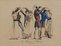 A Group of Four English Hunting Prints, after Henry Thomas Aiken, Height 10 1/4 x width 27 inches (visible).
