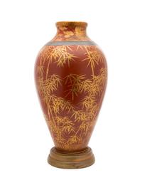 A Chinese Iron Red Porcelain Vase — 19TH CENTURY