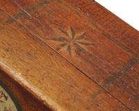A Painted And Decorated Yellow Pine Blanket Chest