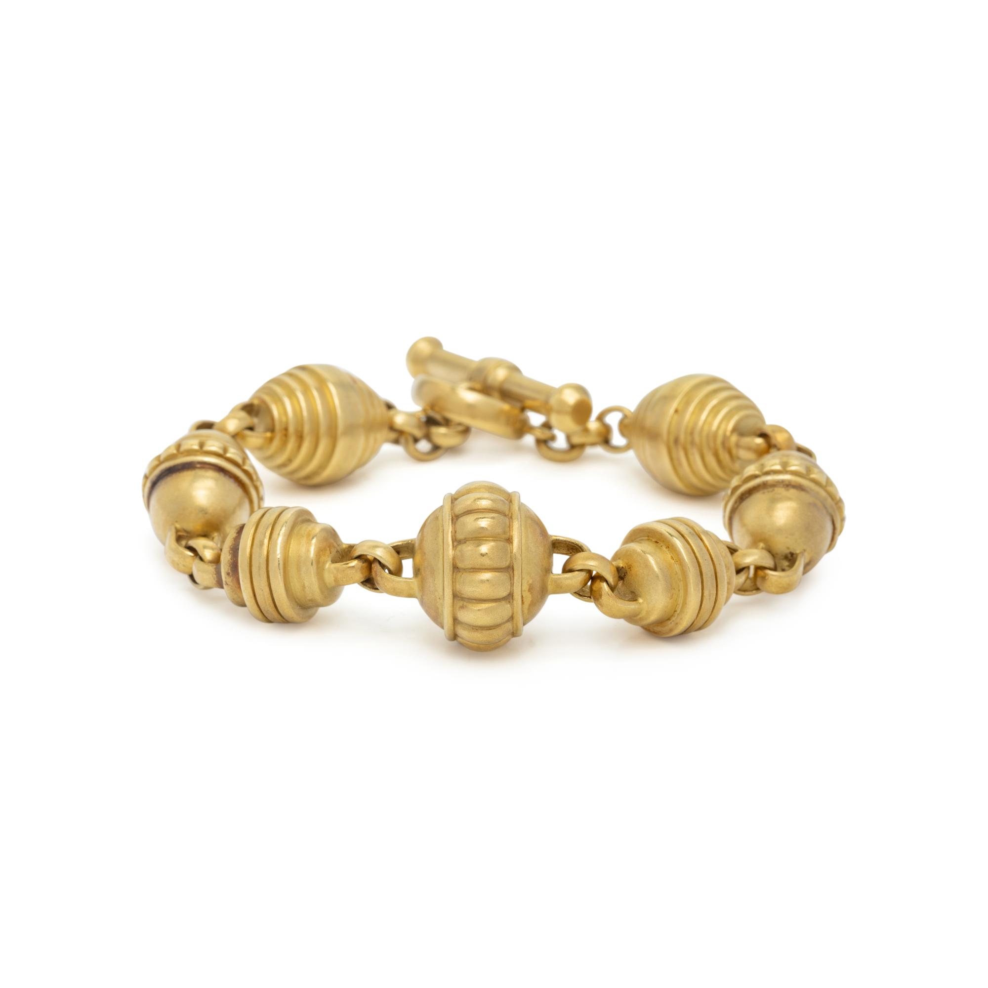 KIESELSTEIN-CORD, YELLOW GOLD BRACELET