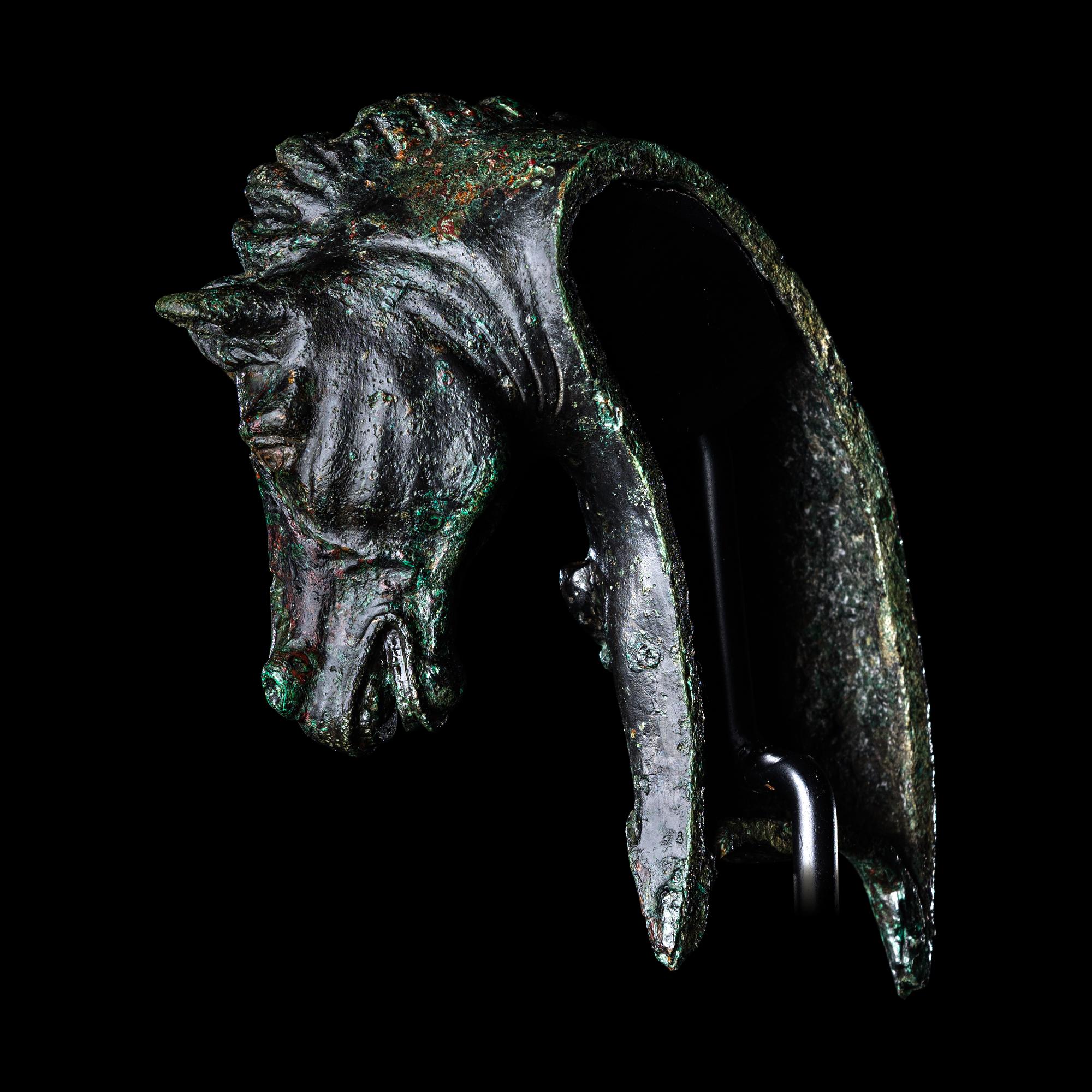 A Roman Bronze Fulcrum Terminal in the Form of a Horse