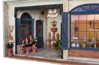 An American Diorama Height 10 7/8 x width 20 3/8 x depth 10 1/2 inches. — Eugene Kupjack