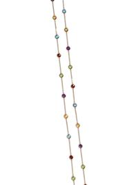 EFFY, YELLOW GOLD AND MULTIGEM LONGCHAIN NECKLACE
