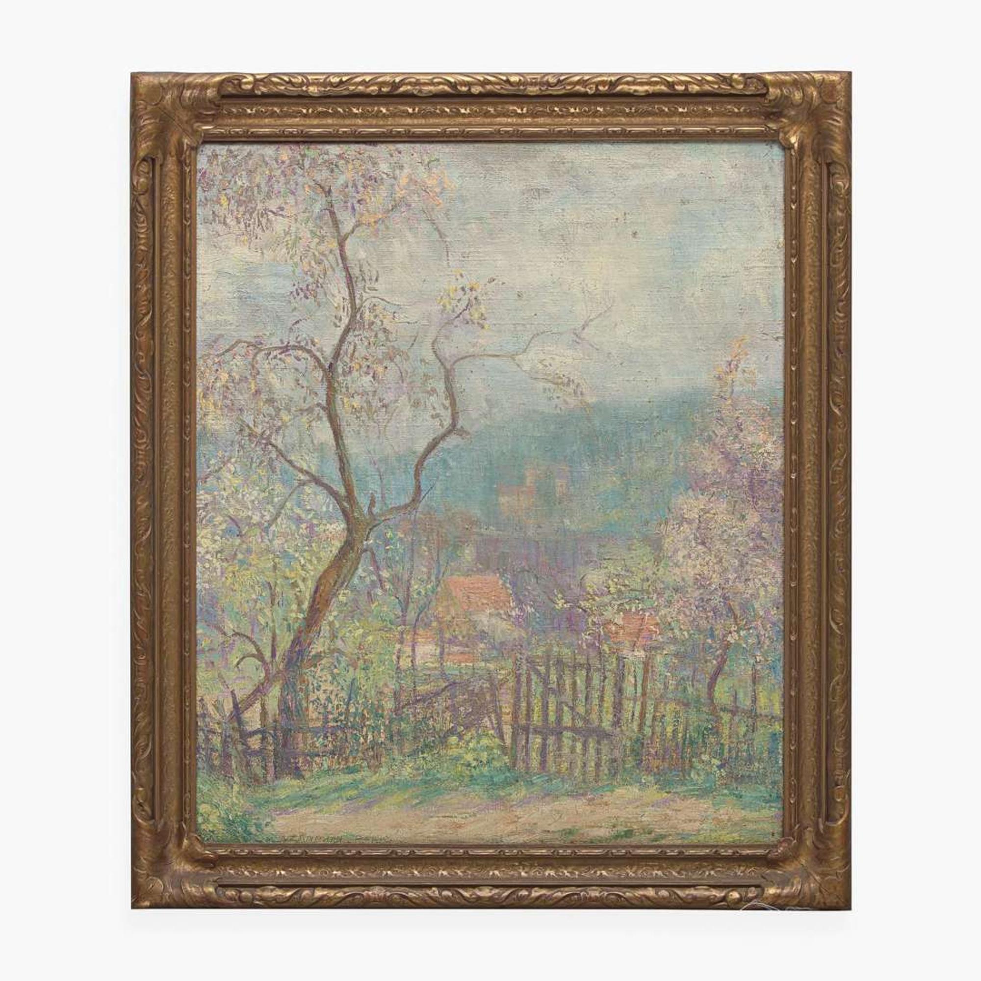 Manuel Azadigian (Armenian/American, 1901-1924) Spring in the Valley