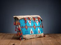 Sioux Beaded Buffalo Hide Possible Bags, Matched Pair