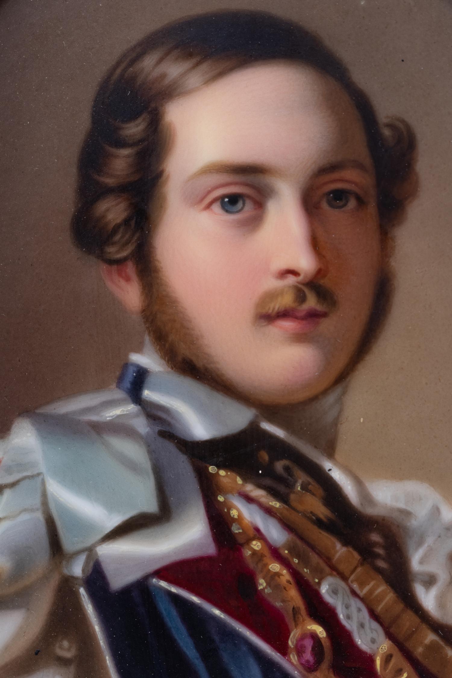 A Continental Porcelain Plaque