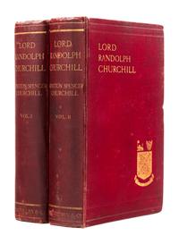 CHURCHILL, Winston Spencer (1874-1965). Lord Randolph Churchill. London: Macmillan and Co., 1906.