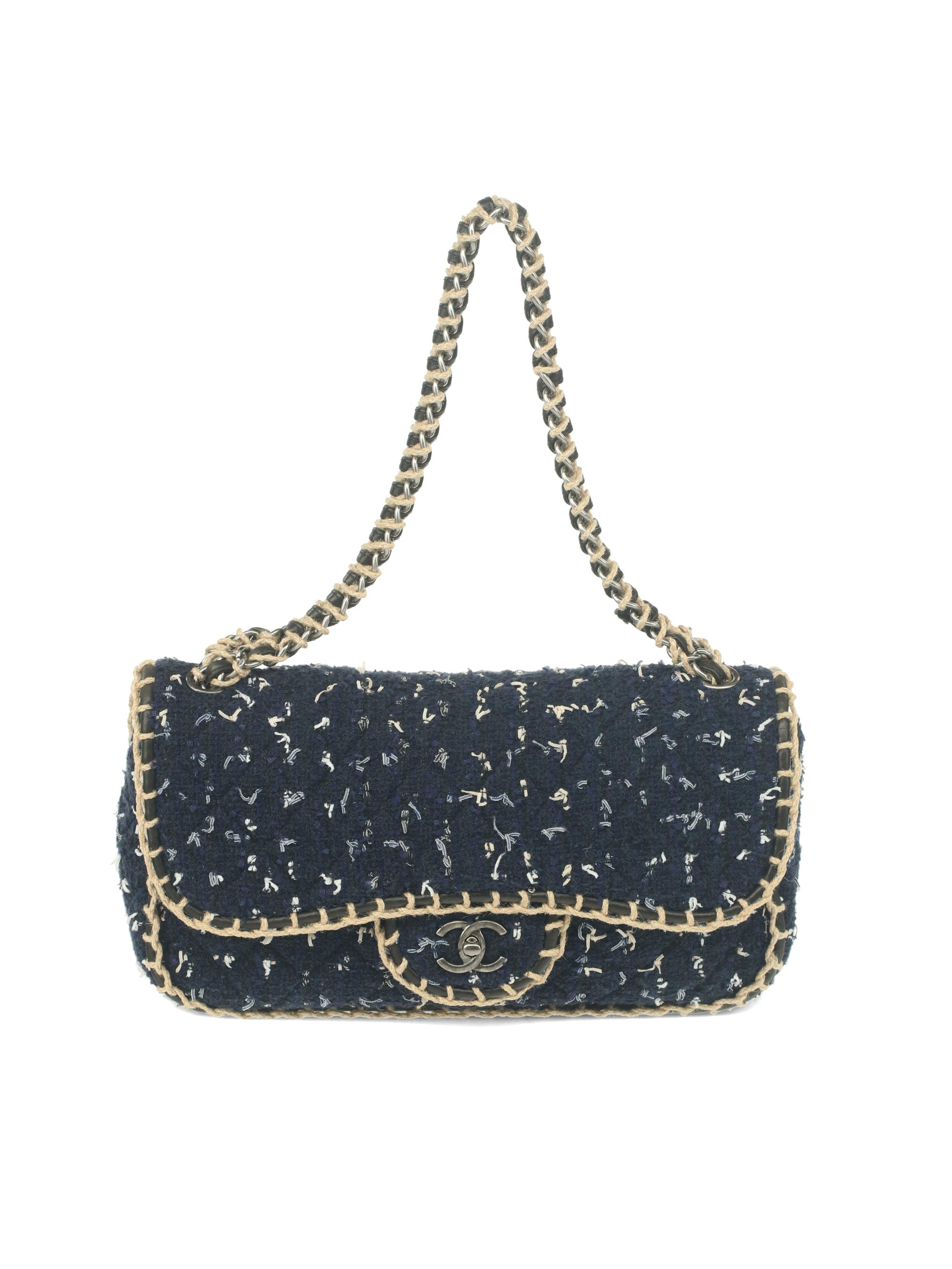 Chanel Tweed Classic Flap Bag