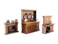 A Group of The House of Miniatures Furniture Kits