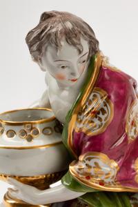 A Pair of Volkstedt Porcelain Figures of Ladies