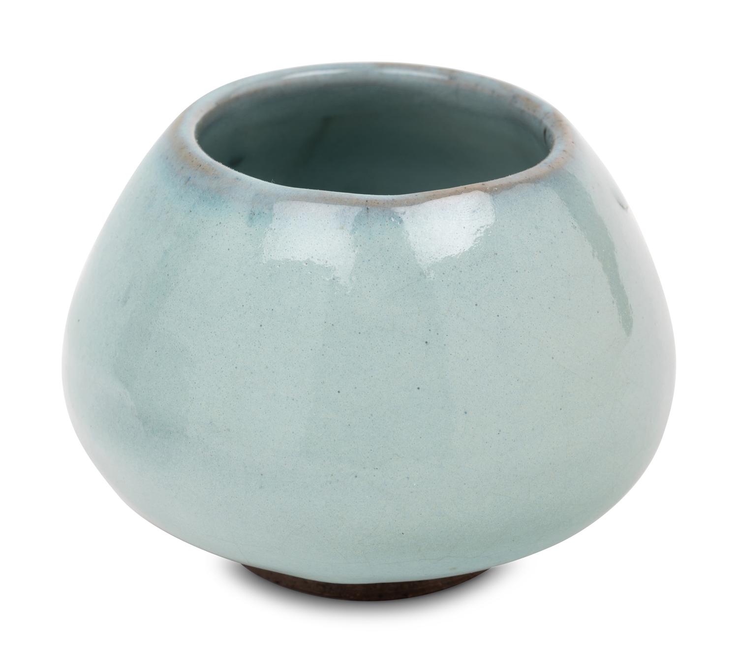 Two Chinese Jun Glazed Porcelain Vessels