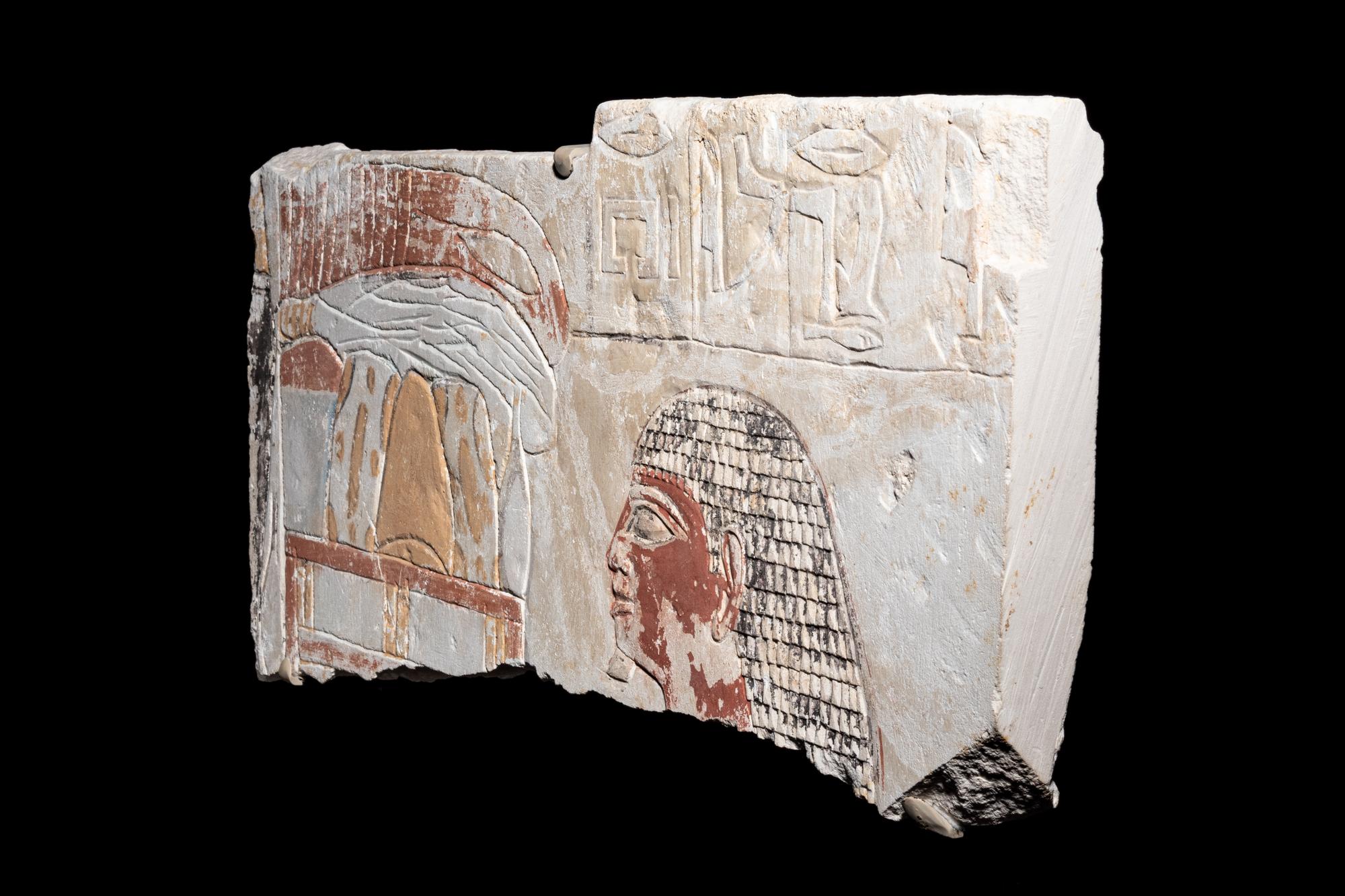 An Egyptian Limestone Relief