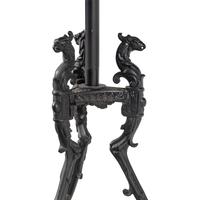 A Pair of Neoclassical Iron Onyx-Top Tables