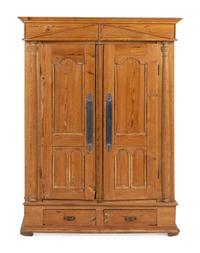 An English Pine Armoire