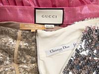 Christian Dior Sequined Top, Gucci and Michael Kors Collection Skirts