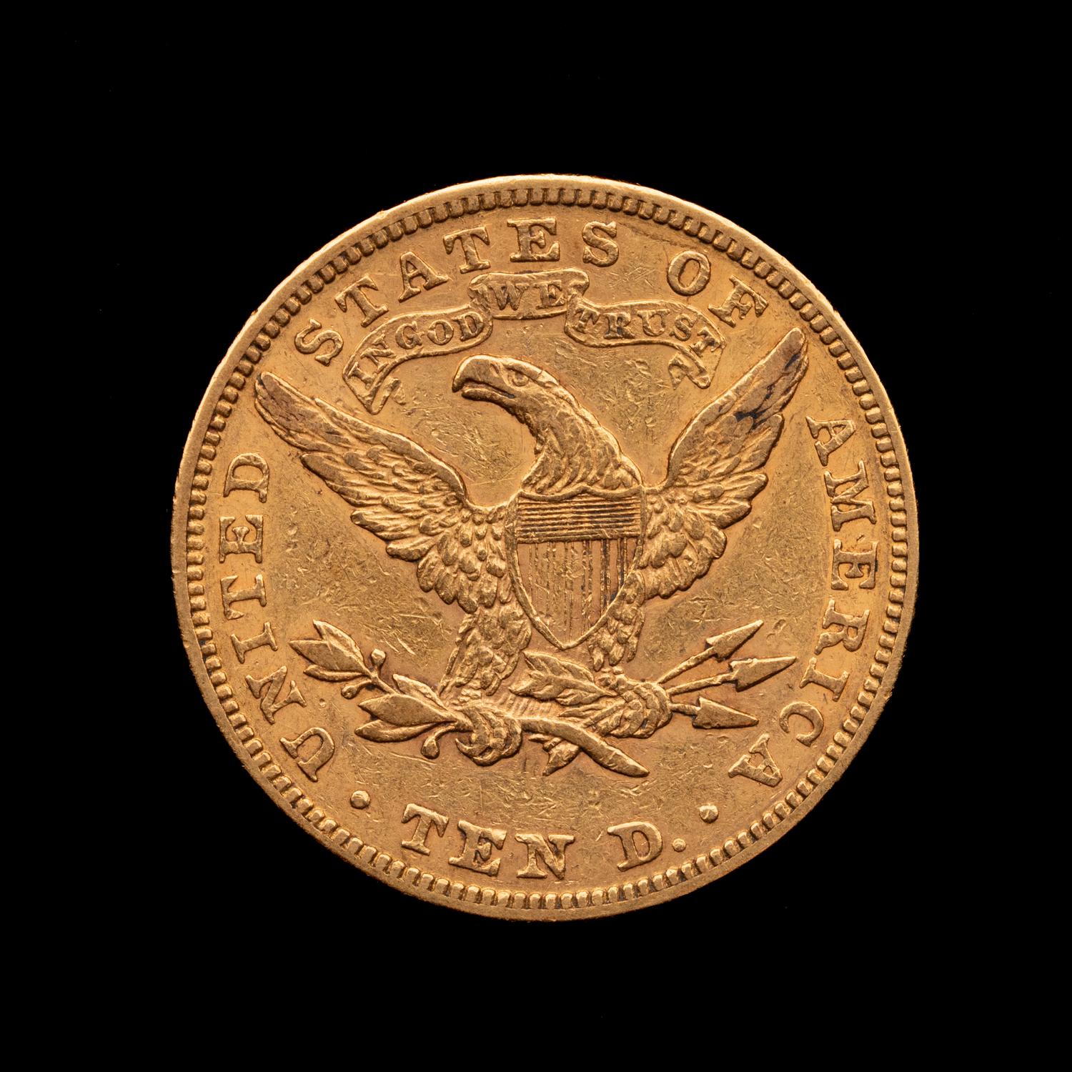An 1893 Liberty Head $10 Gold Coin