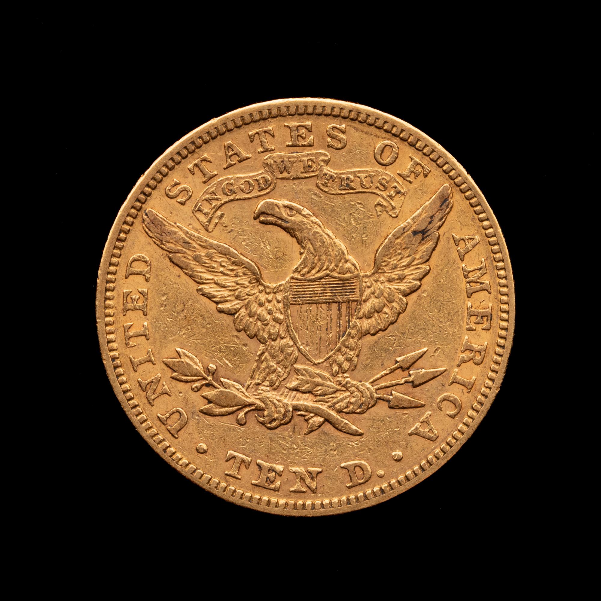 An 1893 Liberty Head $10 Gold Coin