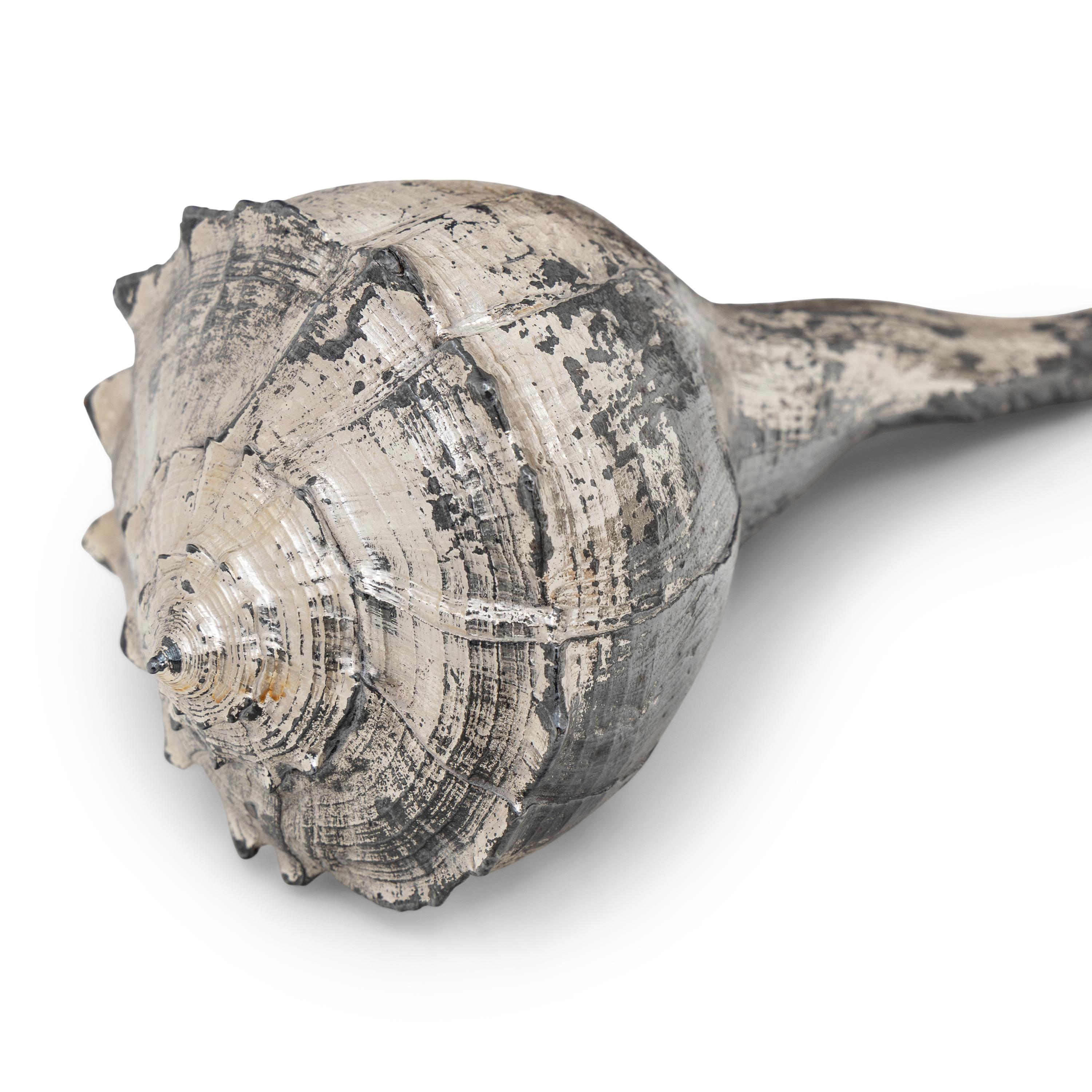 A Collection of Silvered Shells and Shell-Form Table Ornaments