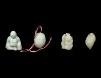 Four Chinese Jade and Jadeite Figures