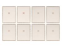 Eight Framed Grand Tour Plaster Intaglios