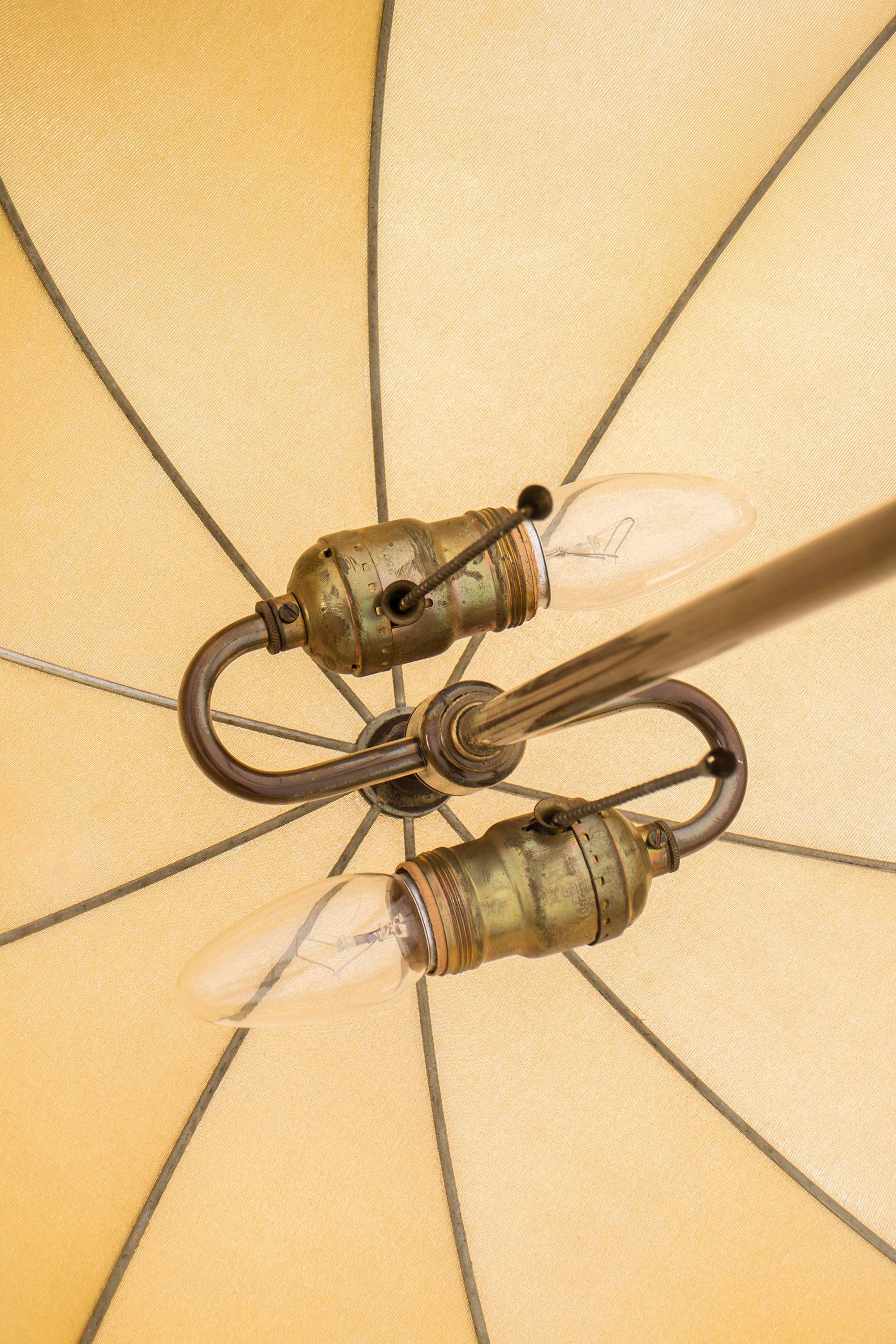 Pair of Umbrella Floor Lamps Herman Miller, USA