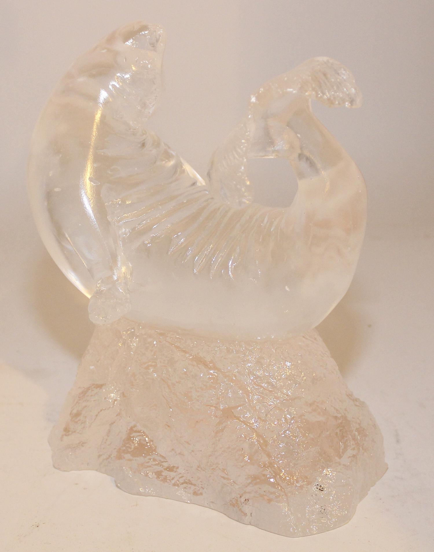 A Pate de Verre Sculpture Height 8 1/2 inches. — SECOND HALF 20TH CENTURY