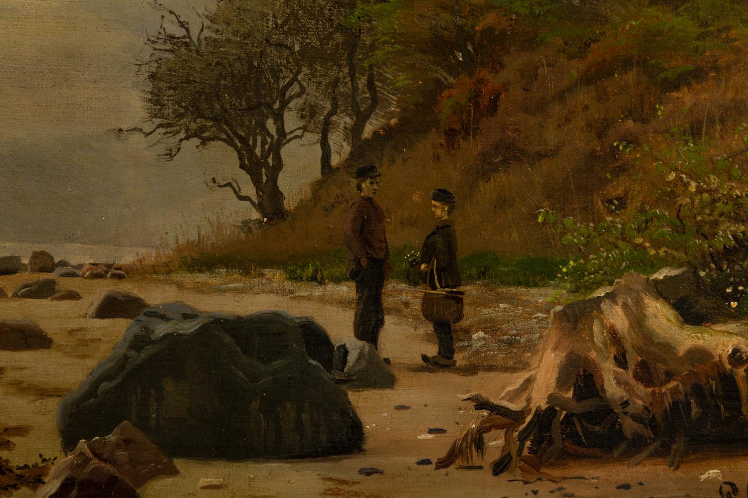 Two Figures by the Sea
