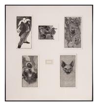 [MOSER, Barry, illustrator]. A group of 5 wood-engraved plates for the Pennyroyal Press edition of Alice's Adventures In Wonderland . [West Hatfield, MA: Pennyroyal Press, 1982].