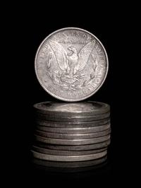 A Group of Ten United States Morgan $1 Coins