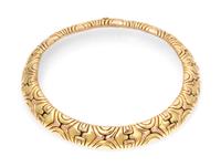 An 18 Karat Gold Parentesi Collar Necklace, Bulgari, Circa 1989, 141.60 dwts.