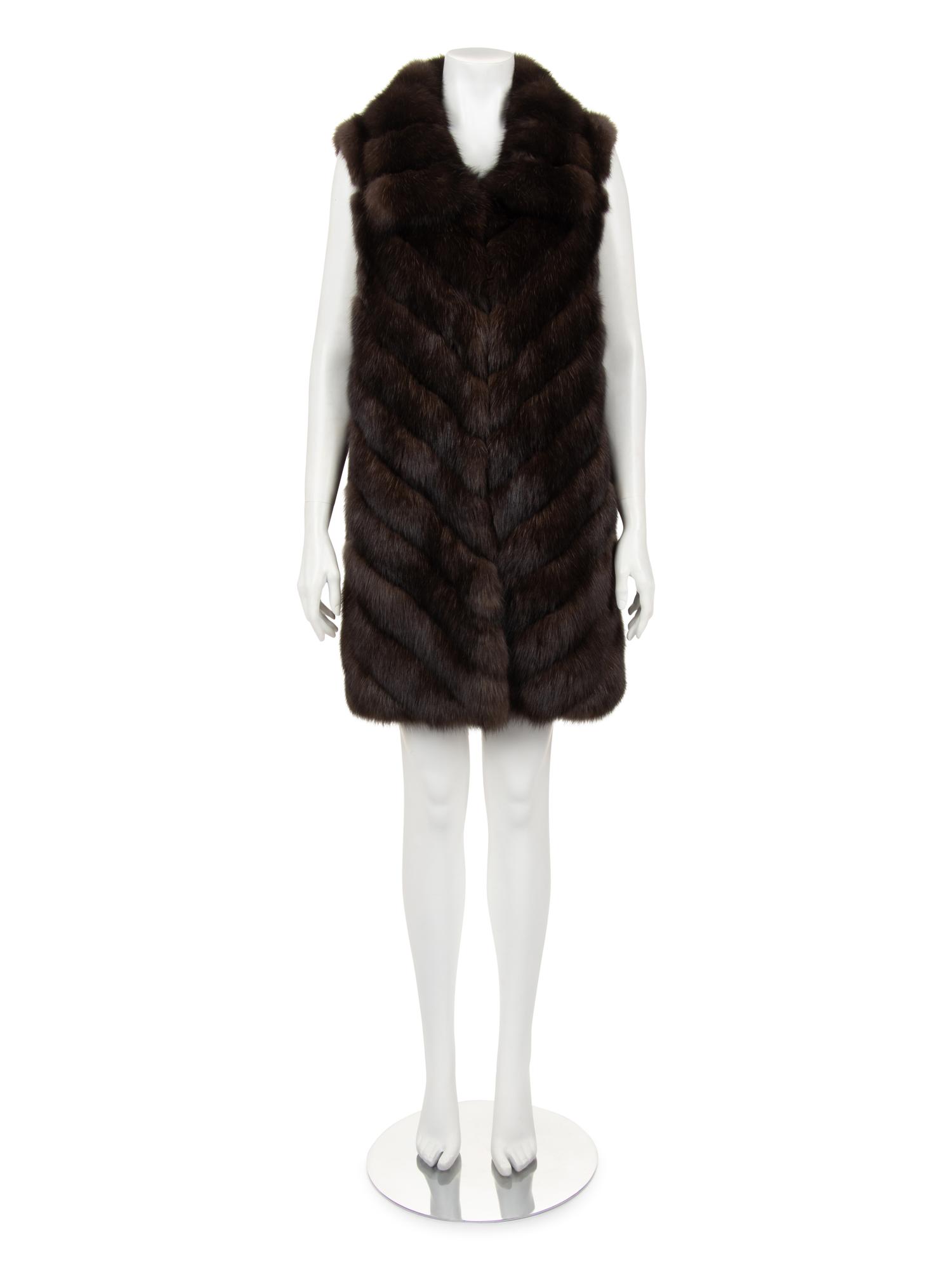 J. Mendel Sable Fur Vest