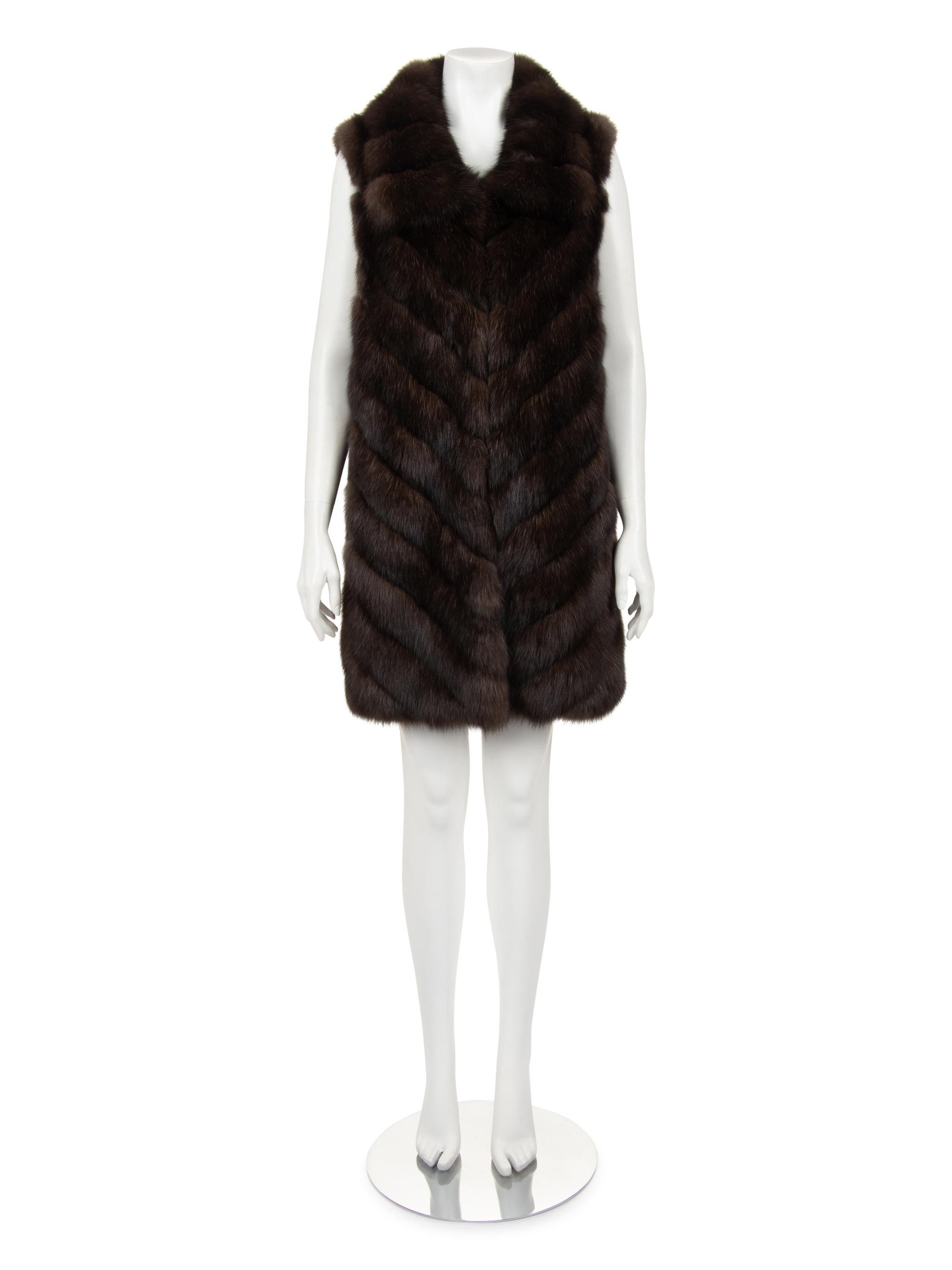 J. Mendel Sable Fur Vest