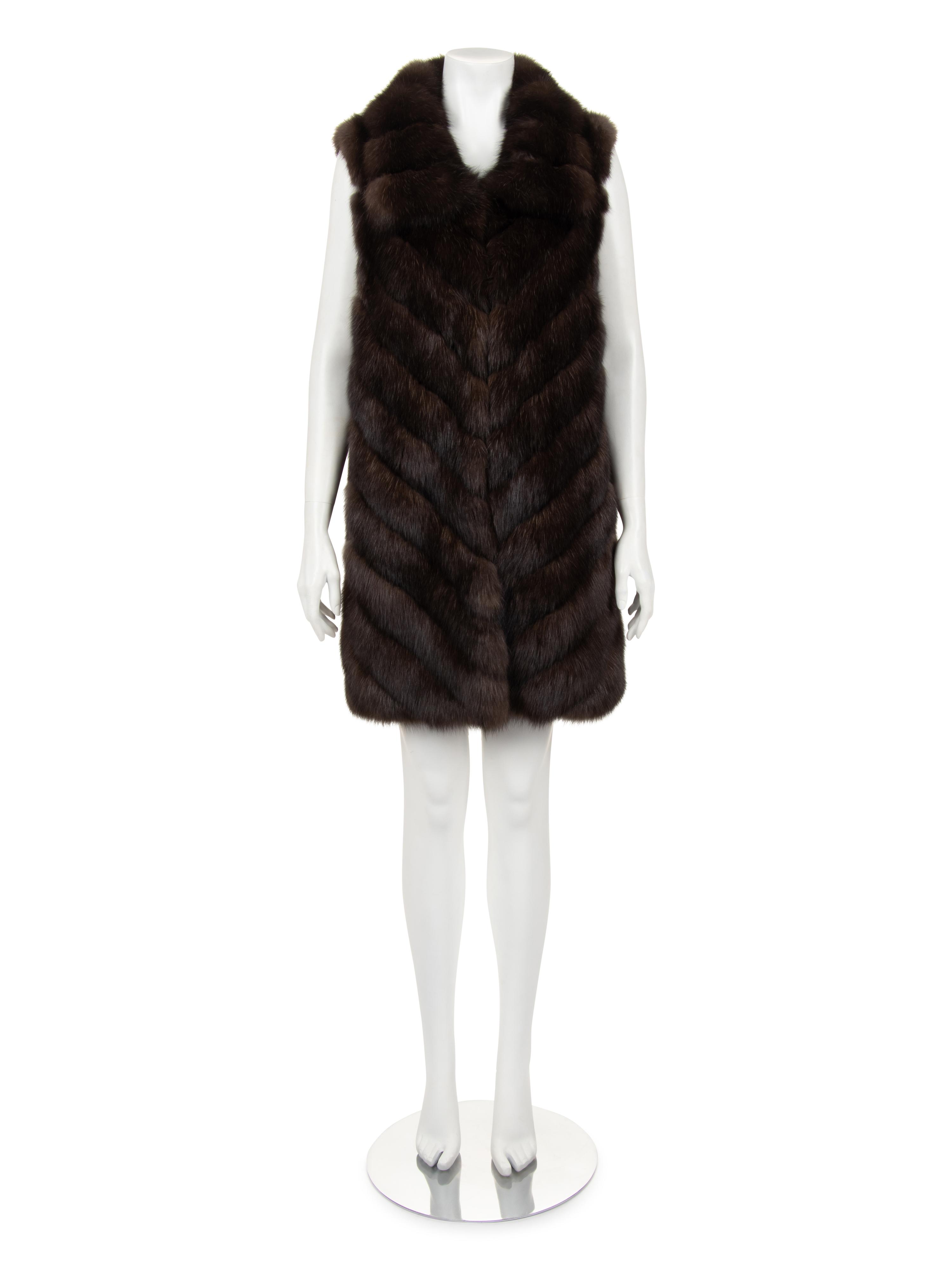 J. Mendel Sable Fur Vest