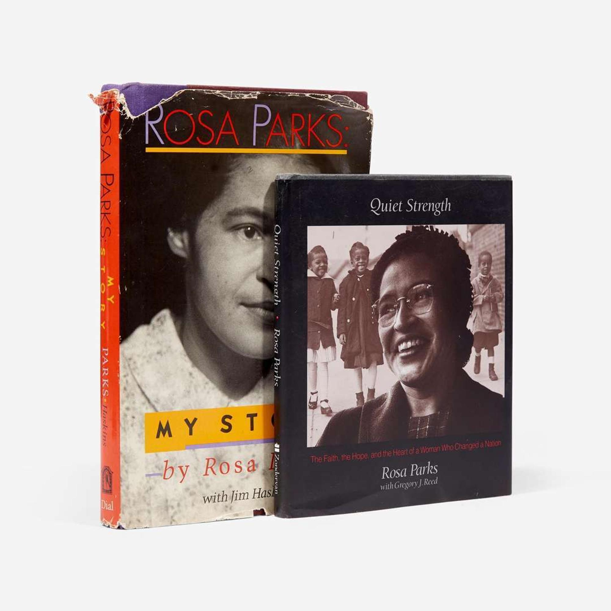[African-Americana] Parks, Rosa Group of 2 Titles: One Inscribed and One Signed