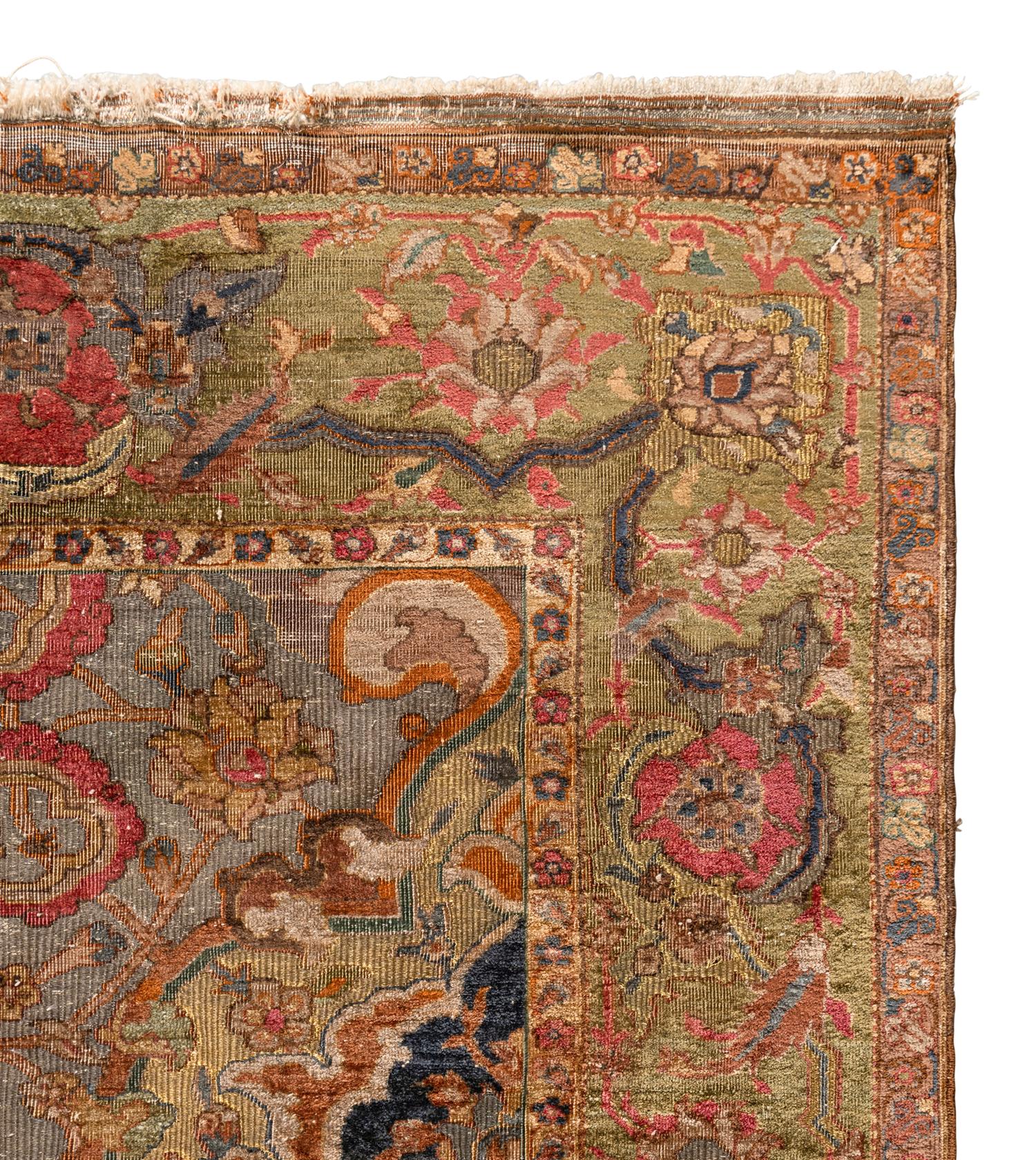 An Indian Silk Rug