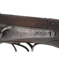William Moore & Co. Side Lever Coach Gun with Decorative Wells Fargo Markings