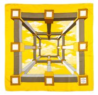 An Hermes Silk Scarf, 35 x 35 inches.