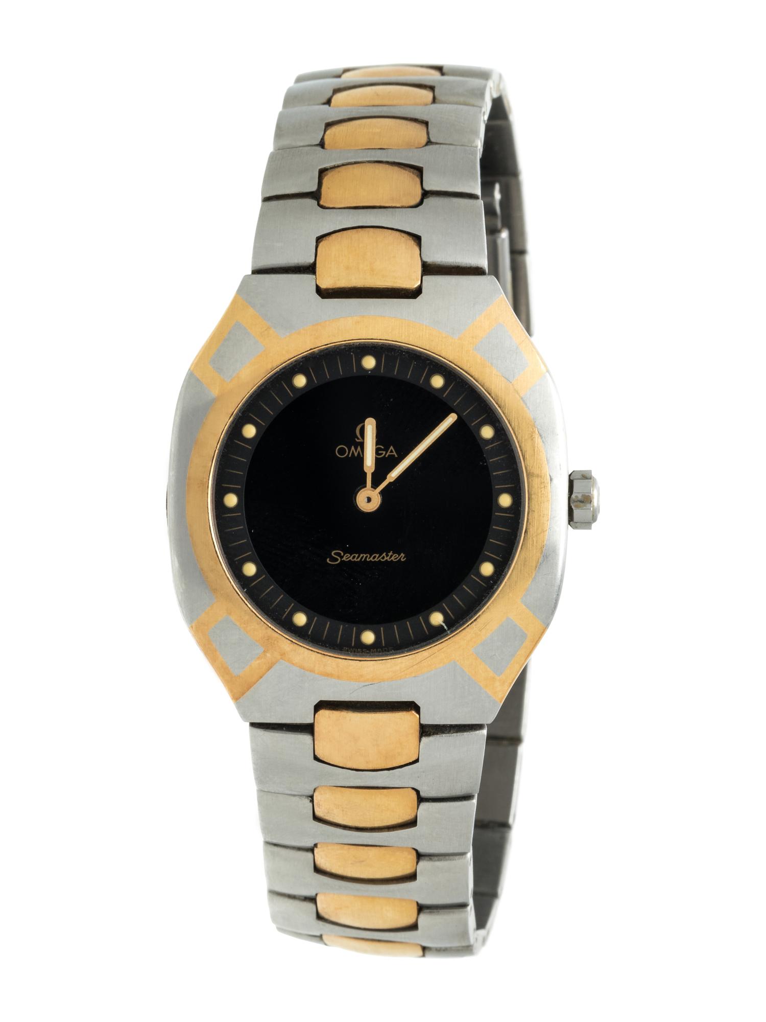 OMEGA, STAINLESS STEEL 'SEAMASTER' WRISTWATCH