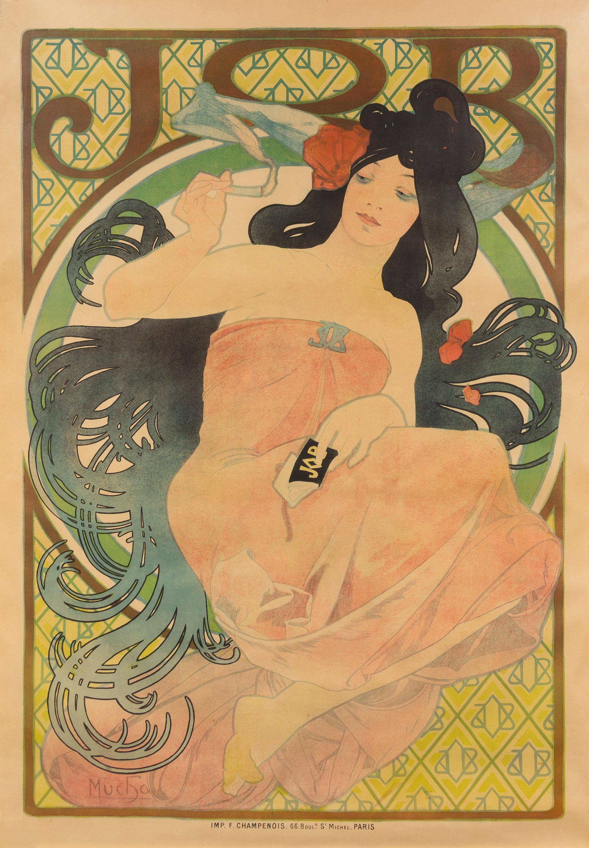 Alphonse Mucha, (Czech, 1860-1939), Job, 1898