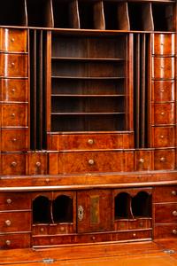 A Dutch Burl Walnut Secretary