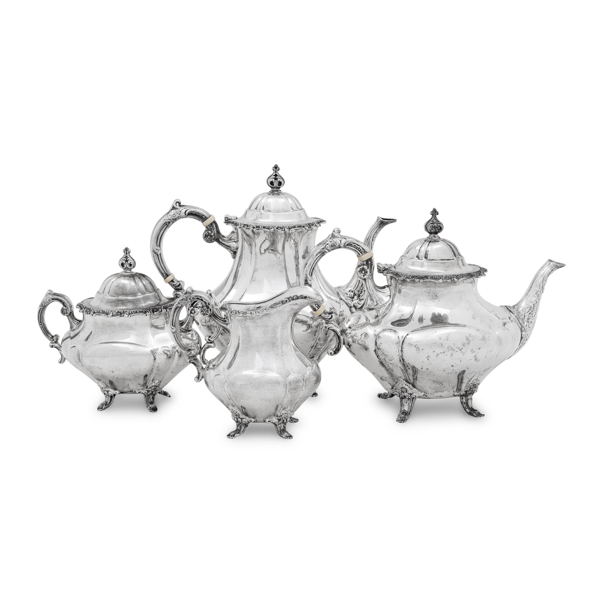 An American Silver Four-Piece Tea and Coffee Service